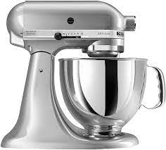 The best stand mixers are functional and powerful. Amazon Com Kitchenaid Ksm150psmc Artisan Series 5 Qt Stand Mixer With Pouring Shield Metallic Chrome Electric Stand Mixers Kitchen Dining