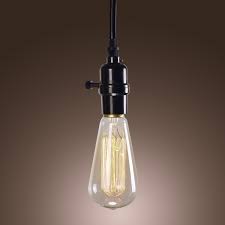 Efinehome Efine Minimalist 1 Light Vintage Edison Hanging Plastic Lamp Socket Pendant Bulb Holder Ceiling Ligh Metal Pendant Light Pendant Light Plastic Lights