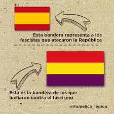 Al igual que han sido numerosas las manifestaciones del fascismo, sobre todo durante el período de entreguerras, también ha habido muchos símbolos de movimientos fascistas. Miercoles Republicano Auf Twitter Una Es La Bandera De Los Que Lucharon Contra El Fascismo La Otra Es La De Los Fascistas Que Atacaron La Republica Https T Co Cqgpmwccif Pascuamilitar