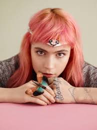 Grimes in Teen Vogue April 2016 by Ben Toms