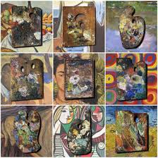 Ressamlar Ve Paletleri Paul Cezanne Salvador Dali Claude Monet Paul Gauguin Frida Kahlo Wassily Kandinsky Edvard Munch Pablo Picass Resim Galeri Palet