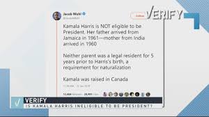 © provided by independent online (iol). Is Kamala Harris Eligible To Be President Wtsp Com