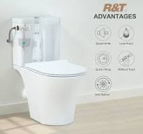R&T A1420A Vanne d'entrée de toilette 3/8" Kit de réparation de toilettes à  remplissage latéral silencieux et à remplissage rapide : Amazon.fr: ...