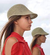 Light Sporty Summer Cap With Peak For Her Him In Elegant Etsy Summer Cap Summer Hats Hat Fashion