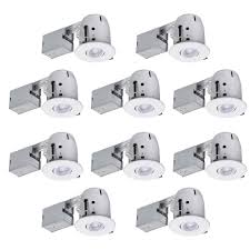 It is a bright, and not too warm a light. 4 Swivel Round Trim Recessed Lighting Kit 10 Pack White Easy Install Push N Click Clips 3 88 Hole Size 90540 Buy Online In Aruba At Aruba Desertcart Com Productid 2497714