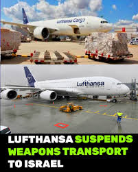 🔥Important detail: it is specifically #Lufthansa #Cargo that has suspended  #weapons and other military/security transports to and from #Israel, not  all Lufthansa #passenger operations. ✓What Lufthansa has done👇🔥 👉Lufthansa  Cargo has imposed