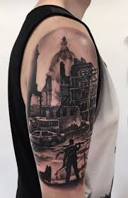 See more ideas about apocalypse, post apocalyptic art, post apocalyptic. Post Apocalyptic City Tattoo By Mario Stracke At Atelier7 In Siegen Germany Album On Imgur