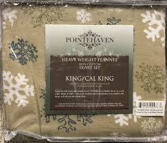 This timelessly festive fave makes the coziest addition to your bedspread for the holidays. Pointehaven Heavy Weight Flannel Duvet Set 100 Cotton King Size Ebay
