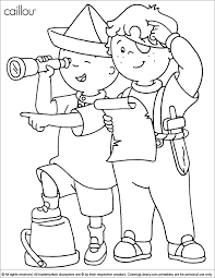 Find thousands of coloring pages in the coloring library. Caillou Coloring Page That You Can Print Coloring Library