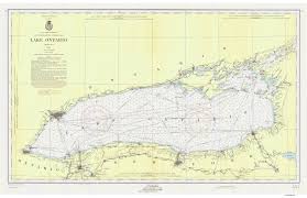 Lake Ontario 1956 Nautical Map Reprint Great Lakes 002 Etsy Nautical Map Lake Ontario Lake