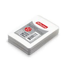 Should you have white space on your business card? Laminating Pouches Business Card Size 9 5 Mil Pack Of 50 Xfasten Com