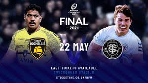 Du côté de la rochelle, un seul changement est à signaler dans le xv de départ par rapport à celui qui a débuté contre le racing 92 vendredi dernier. European Professional Club Rugby La Rochelle And Toulouse Set For Blockbuster Heineken Champions Cup Final Clash
