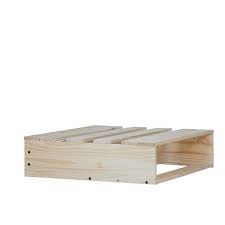 This futon frame is a rustic hardwood or natural frame with that classic up north feel. Pallet Futon Company