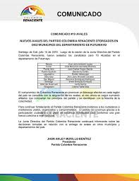 Representantes del partido colombia renaciente en el huila, se reunieron con el fin de fortalecer el movimiento en el departamento, esto, con el fin de generar un cambio social de impacto y buscar. Colombia Renaciente Aterriza En Putumayo Con Los Aliados Del Exministro Rivera La Silla Vacia