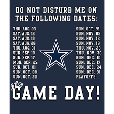 Game Day Stickers Buy Now Fanprint Com Dallas Cowboys Its Game Day Ref 6407 Set Of 4 Stickers For 12 50 Inc Dallas Cowboys Dallas Cowboys Schedule Cowboys
