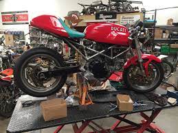 Ducati Work Bench Motorcycle Shop Motorcycle Garage Bike Lift