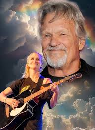 Kris Kristofferson with his daughter Kelly singing "Between Heaven and  Here" Kris Kristofferson and his daughter Kelly delivered a heartfelt  performance of “Between Heaven and Here.” This father-daughter duet  showcases their close
