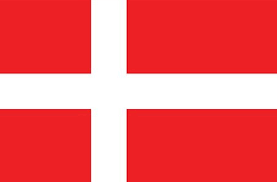 The national flag of denmark is referred to as the dannebrog (danish flag) and is one of the oldest the national flag of denmark features a solid red field with a white scandinavian cross that. Denmark Flag Vector Illustration Clipart Image