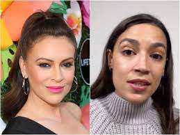 The charmed actress was said to be a passenger in a ford edge being driven by her uncle mitch in los angeles, california when he suffered a medical emergency. Alyssa Milano Criticised For Awful Comment During Alexandria Ocasio Cortez S Moving Instagram Live The Independent