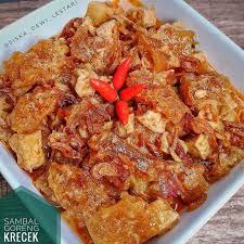 Goreng rebus kukus bakar panggang tumis. Sambal Goreng Kentang Krecek Pete