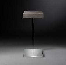 Rh Modern S Verrazano Cocktail Side Table Burnished Metal Stanchions Rise Vertically To Intersect Thick S Side Table Modern Cocktail Tables Cocktail Decoration
