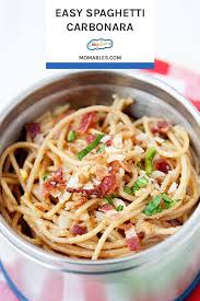 Easy Spaghetti Carbonara Recipe Momables Recipe Carbonara Recipe Easy Spaghetti Carbonara Spaghetti Carbonara Recipe