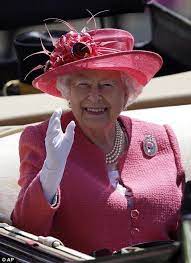 The Queen Wears Bright Pink For Her Third Day At Ascot Royal Ascot Queen Elizabeth Queen Hat