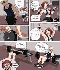 Bakugou makes his intentions with Uraraka very clear (sillylittlepets)  [myheroacademia] : rrule34