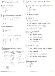 Activities include adding and subtracting positive and. Rational And Irrational Numbers Assessment Worksheets Tpt