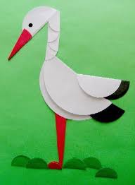 stork craft idea crafts and worksheets for preschool toddler and kindergarten circle crafts bird crafts cool paper crafts