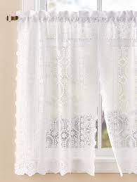 roselyn lace rod pocket tiers lace