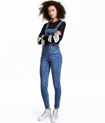 Denim Blue Bib Overalls In Washed Stretch Denim With Adjustable Straps Bib Pocket Front Pockets Coin Pocket A Fashion Womens Fashion Jeans Denim Dungarees
