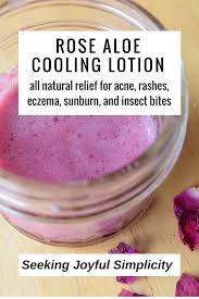 rose and aloe cooling lotion and spray