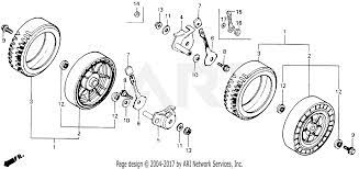 .blade for honda hr194 (after 1989) & hra1950 lawn mowers high rise length: Honda Hr194 Sxa Lawn Mower Jpn Vin Hr194 1000001 Parts Diagram For Hr194 21front Wheel