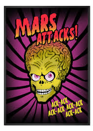 Mars Attacks! print by 2ToastDesign | Posterlounge