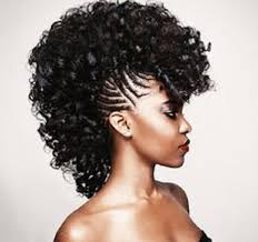 Braid Of The Week Fancy Mohawk With Braids Natural Hair Styles Braided Mohawk Hairstyles Braided Mohawk Black Hair