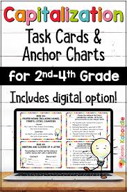 Capitalization Activities And Anchor Charts For Kids With Digital Option In 2020 Capitalization Anchor Chart Anchor Charts Capitalization Activities