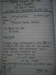 Mengetahui, kepala sekolah ketua osis smp negeri 2 pekanbaru. Contoh Surat Dinas Sekolah Smp Brainly Nusagates