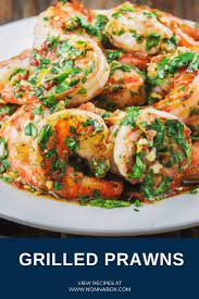 Grilled Prawns Recipe Simply Delicious Recipe Prawn Recipes Grilled Prawns Italian Seafood Recipes