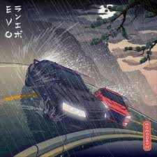 mitsubishi lancer evolution summer rain drift traditional japanese style sticker by momodath w mitsubishi lancer evolution mitsubishi lancer jdm wallpaper