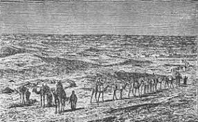 But those people arrived on the western coast. Camel Train Wikipedia