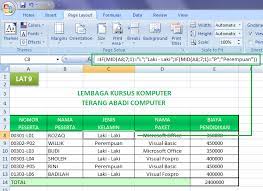 Rumus excel left, mid, dan right adalah fungsi teks yang paling sering digunakan untuk melakukan manipulasi data string (teks). Part Ii Penggunaan Formula Gabungan If Left If Mid If Right Vlookup Right Dan Hlookup Left