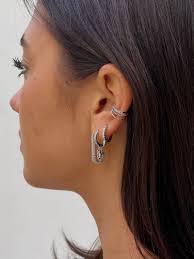 Ear Cuff Daisy Silver