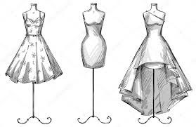 Permíteme presentarte mi colección de plantillas de moda, un conjunto de elementos destinados a ayudarte en tus proyectos y presentaciones de diseño de moda. Vestido Largo Dibujo Vectores Graficos Imagenes Vectoriales Depositphotos