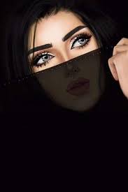 يا سائلا حال العيون ما بها ان العيون لخلها تشتاق ولولا هوانا ما خلقنا بطهرنا ل ب الطهارة إنتا عشاق beautiful girl drawing cute cartoon girl girly drawings