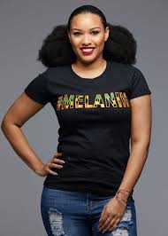 Black And White African Print Shirt Amma Women S Melanin African Print T Shirt Yellow Black Kente African Print Shirt African Clothing African Shirts