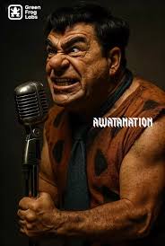 Fred Flintstone Celebrates American Heavy Metal Weekend