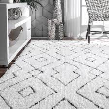Black And White Diamond Area Rug Overstock Com Online Shopping Bedding Furniture Electronics Jewelry Clothing More White Rug Area Rugs Plush Area Rugs
