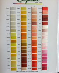 Exquisite B13070 Real Thread 300 Color Card Chart 40wt Poly