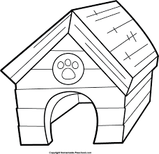 Select from 35653 printable coloring pages of cartoons, animals, nature, bible and many more. Cartoon Dog Kennel Outline Clipart Best Dog House Coloring Page Clip Art Library Clip Art Dog House Free Dogs